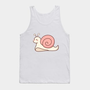 Cute pink snail Tank Top